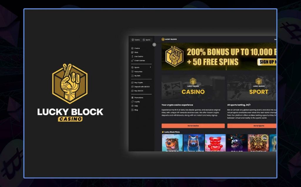 Lucky Block crypto casino review