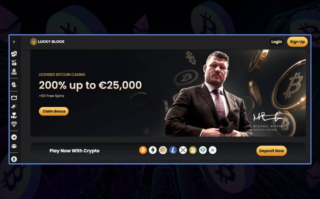 Lucky Block welcome bonus