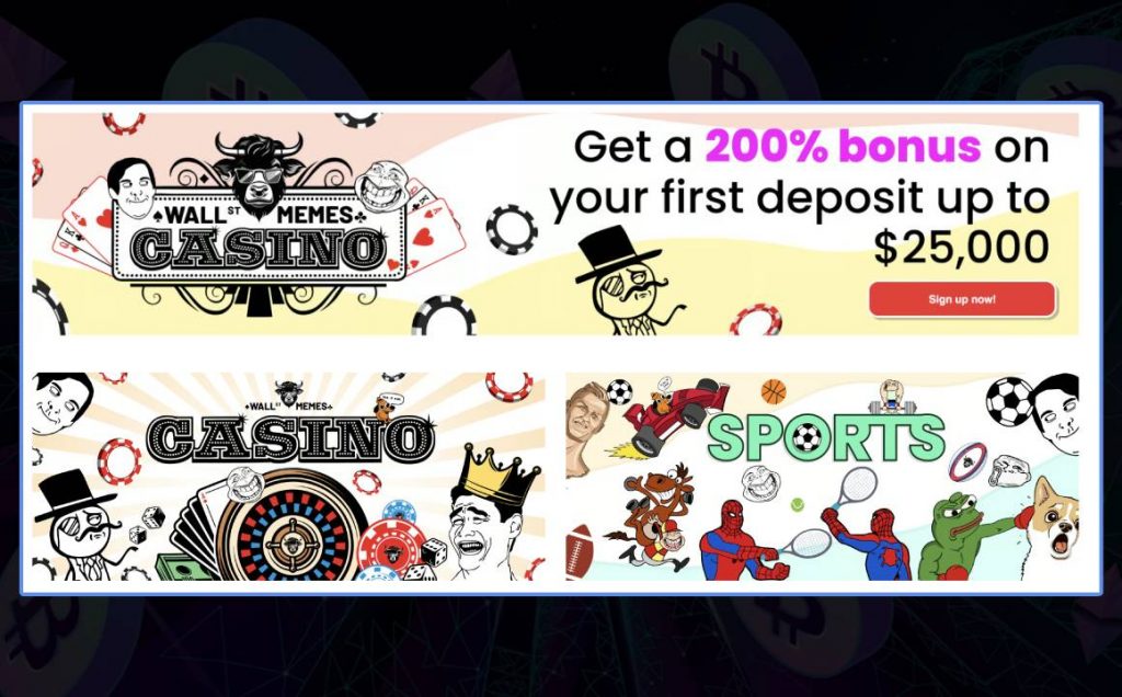 Welcome Bonus at WSM casino