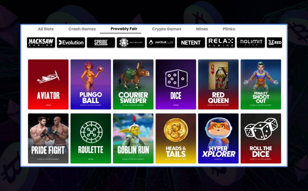 Games to start playing ay WSM Casino