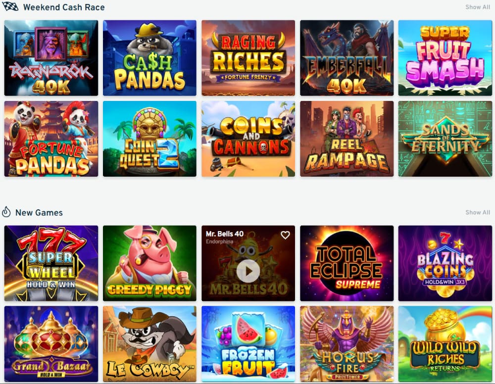 Cryptorino Sports Betting Interface
