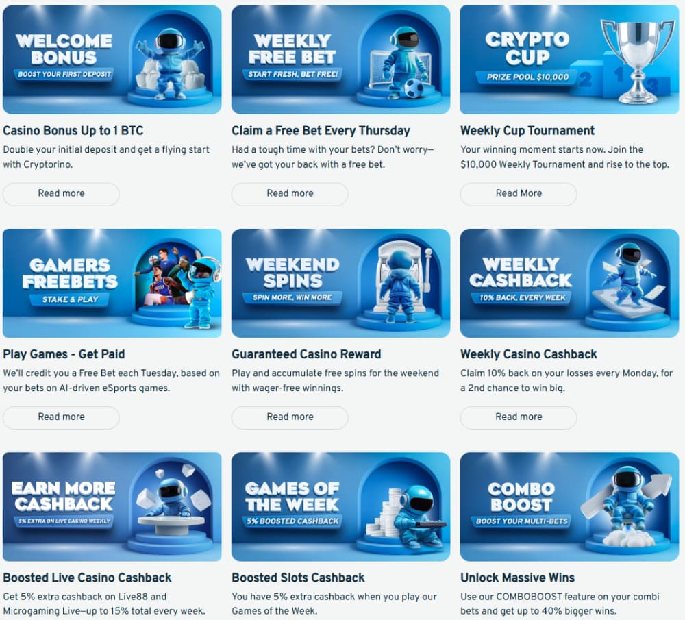 Cryptorino Slot Games Collection
