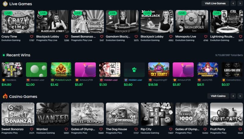 Gamdom welcome bonus and VIP rakeback program